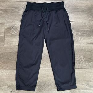 lululemon athletics black dance studio track pants size 2